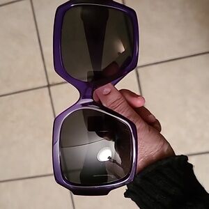 Versace Purple Square Sunglasses